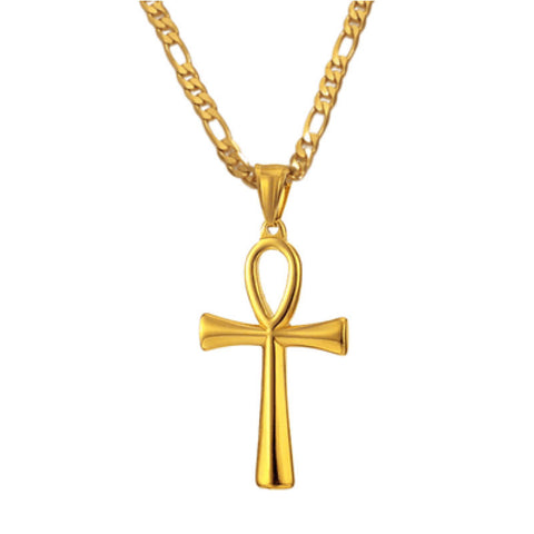 NILE KEY (ANKH) NECKLACE - 18K GOLD PLATED